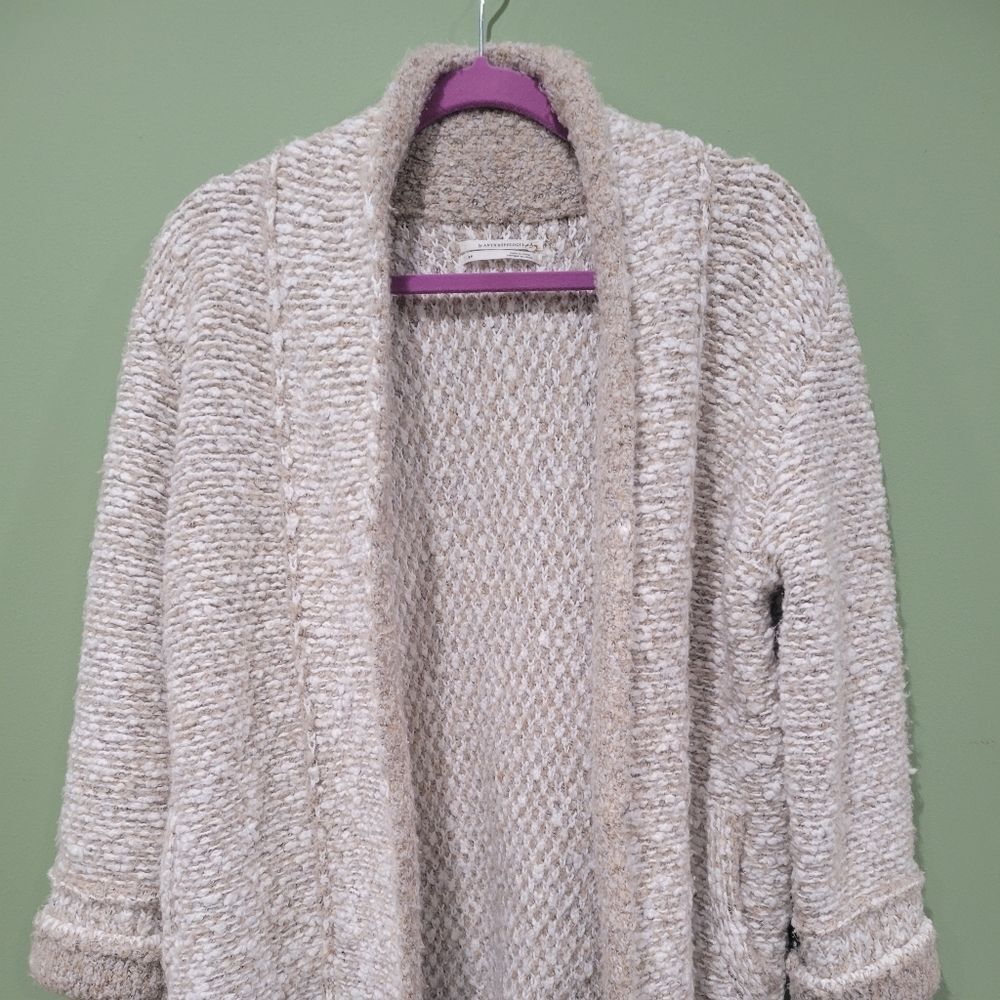 Anthropologie popcorn very thick cardigan